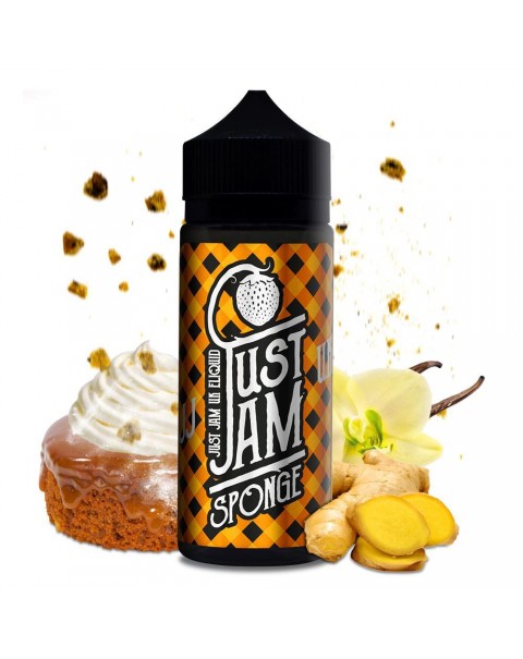 GINGER E LIQUID BY JUST JAM - SPONGE 100ML 80VG