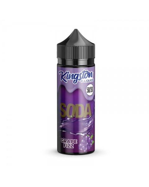 GRAPE FIZZ E LIQUID KINGSTON 50/50 SODA 100ML 50VG