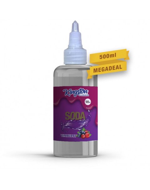 VINEBERRY FIZZ E LIQUID KINGSTON SODA 500ML 70VG