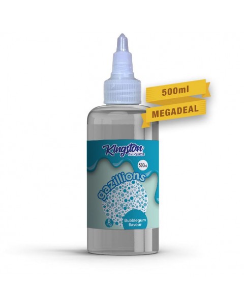 BUBBLEGUM E LIQUID KINGSTON GAZZILIONS 500ML 70VG