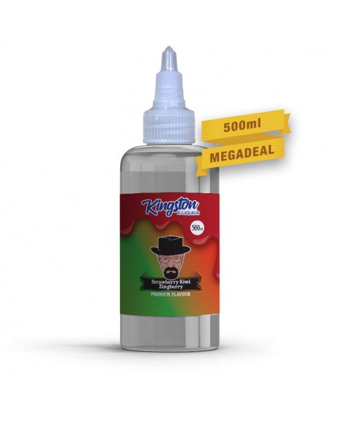 STRAWBERRY KIWI ZINGBERRY E LIQUID KINGSTON ZINGBERRY 500ML 70VG