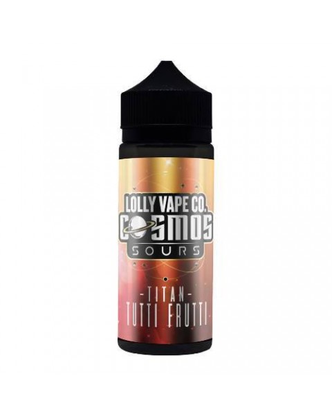 TITAN TUTTI FRUTTI E LIQUID BY LOLLY VAPE CO - COSMOS SOURS 100ML 80VG