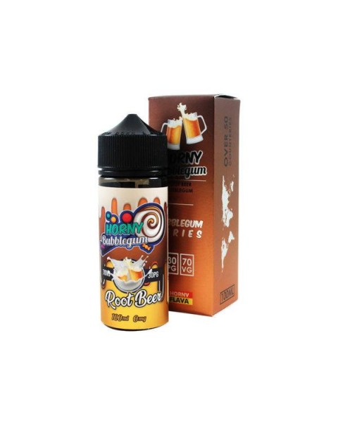 ROOT BEER BUBBLEGUM E LIQUID BY HORNY FLAVA 100ML 70VG