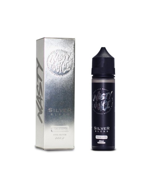 SILVER BLEND E LIQUID BY NASTY JUICE - TOBACCO 50ML 70VG