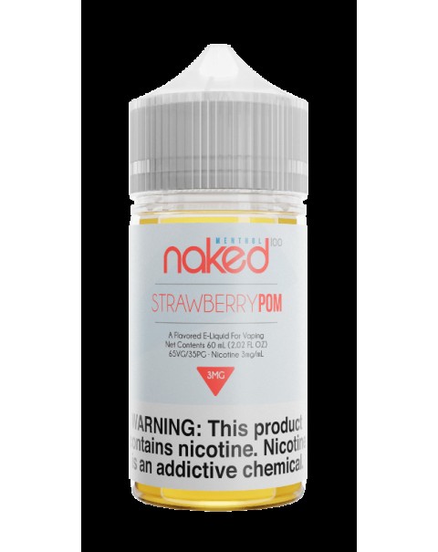 STRAWBERRY POM (FORMERLY BRAIN FREEZE) E LIQUID BY NAKED 100 - MENTHOL 50ML 70VG