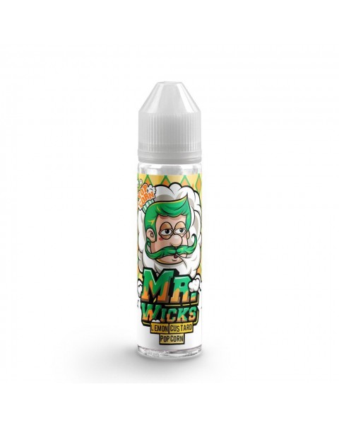 LEMON CUSTARD POPCORN E LIQUID BY MR WICKS 50ML 70VG