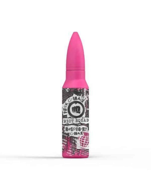 RASPBERRY GRENADE E LIQUID BY RIOT SQUAD PUNK GRENADE 50ML 70VG