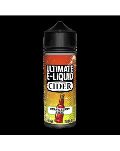 STRAWBERRY LIME E LIQUID BY ULTIMATE E-LIQUID - CIDER 100ML 70VG