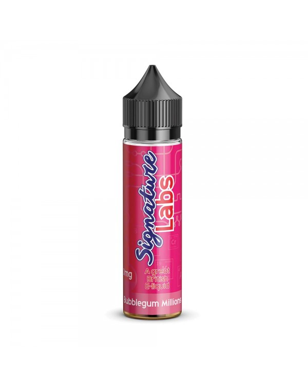 BUBBLEGUM MILLIONS E LIQUID BY SIGNATURE LABS 50ML...