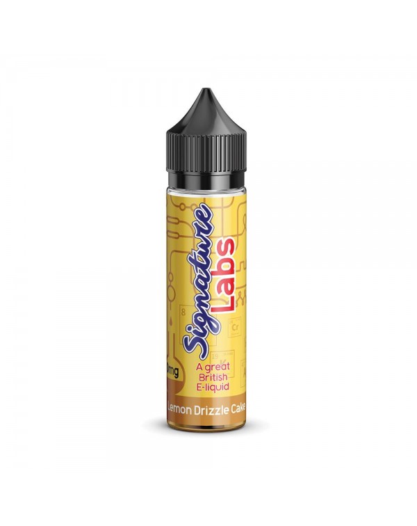 LEMON DRIZZLE CAKE E LIQUID BY SIGNATURE LABS 50ML...