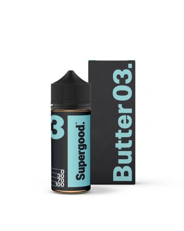 BUTTER 03.  E LIQUID BY SUPERGOOD 100ML 70VG