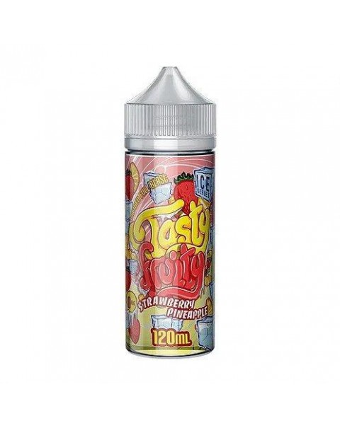 STRAWBERRY PINEAPPLE ICE E LIQUID BY TASTY FRUITY 100ML 70VG