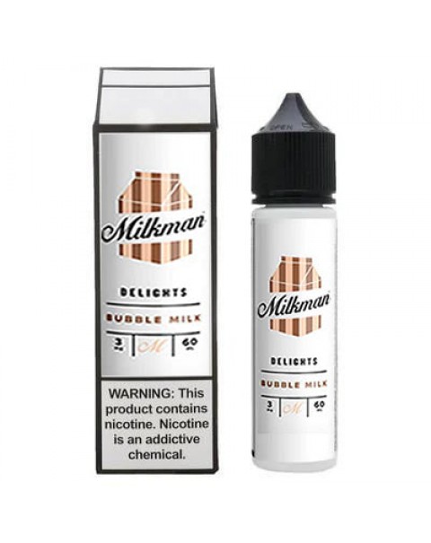 BUBBLE MILK E LIQUID BY THE MILKMAN - DELIGHTS  50ML 65VG