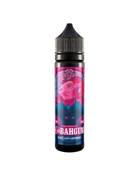 BLUE RASPBERRY E LIQUID BY EEE BAH GUM 50ML 70VG