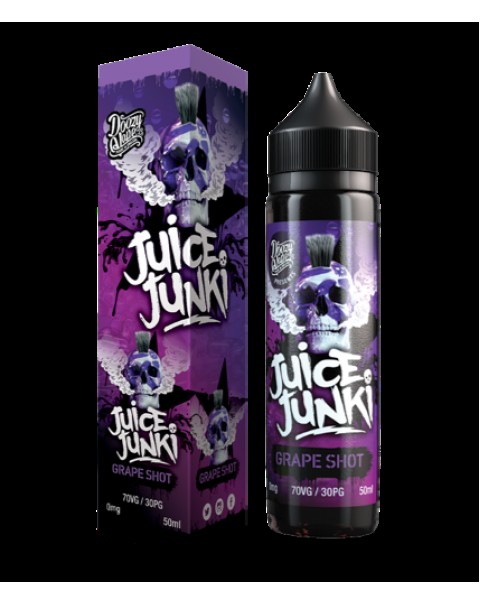 GRAPE SHOT E LIQUID BY JUICE JUNKI - DOOZY VAPE 50ML 70VG