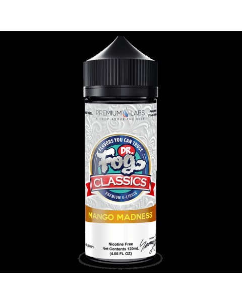 MANGO MADNESS CLASSICS E LIQUID BY DR FOG 100ML 75VG