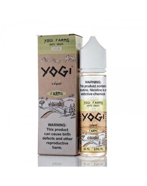 WHITE GRAPE ICE E LIQUID BY YOGI FARMS 50ML 70VG