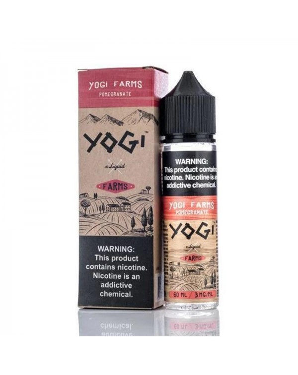 POMEGRANATE E LIQUID BY YOGI FARMS 50ML 70VG