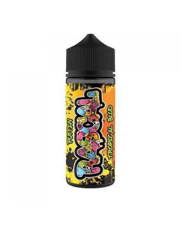 TROPICAL BLUD E LIQUID BY PUFFIN RASCAL 100ML 70VG