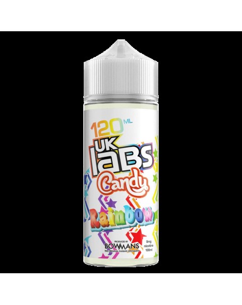 RAINBOW E LIQUID BY UK LABS - CANDY 100ML 70VG