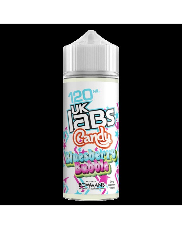 BLUESBERRY BUBBLE E LIQUID BY UK LABS - CANDY 100M...