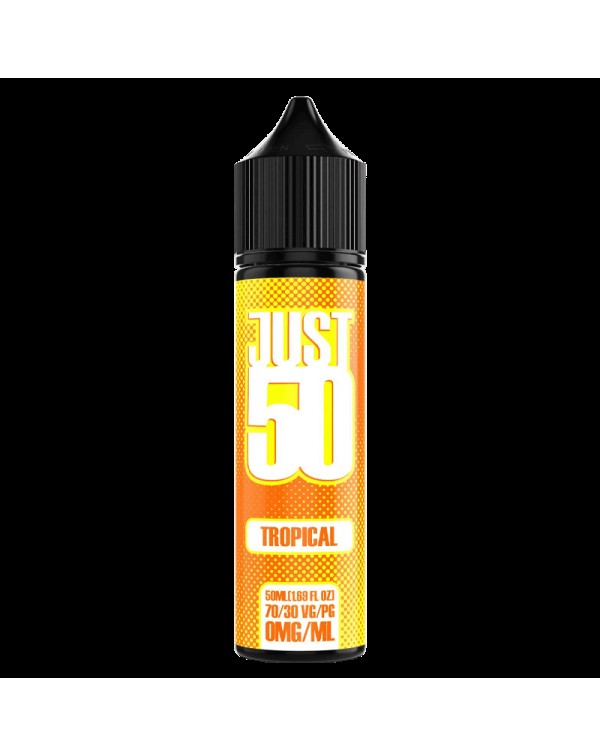 TROPICAL E LIQUID BY JUST 50 50ML 70VG