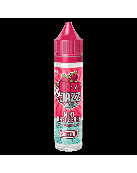 MINT RASPBERRY E LIQUID BY RAZZ & JAZZ 50ML 70VG