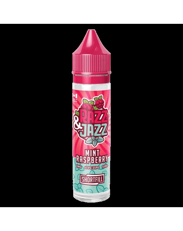 MINT RASPBERRY E LIQUID BY RAZZ & JAZZ 50ML 70...