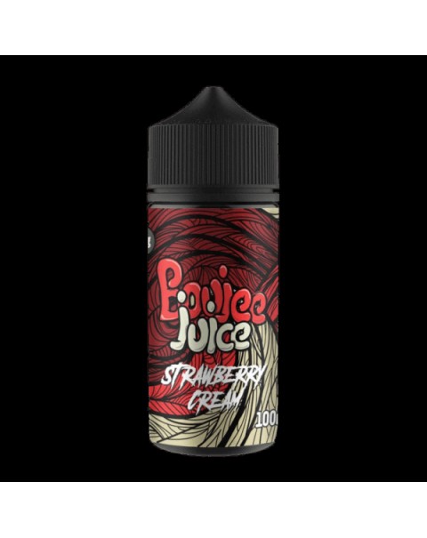 STRAWBERRY CREAM E LIQUID BY BOUJEE JUICE 100ML 70VG