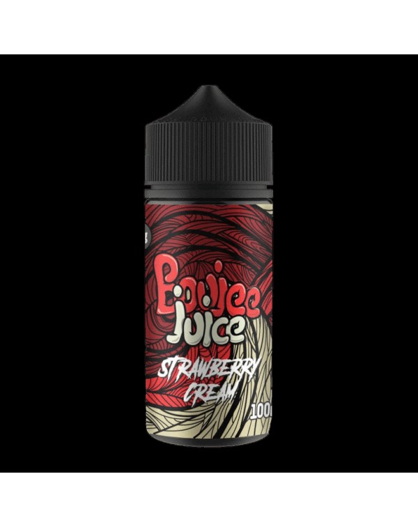 STRAWBERRY CREAM E LIQUID BY BOUJEE JUICE 100ML 70...