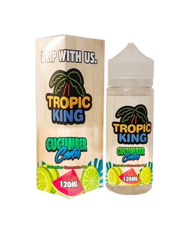 CUCUMBER COOLER  E LIQUID BY TROPIC KING 100ML 70V...