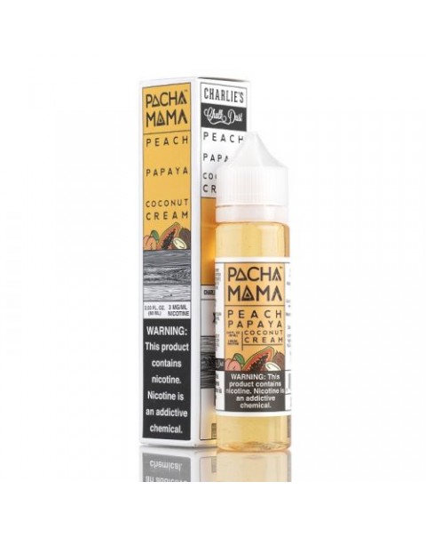 PEACH, PAPAYA & COCNUT CREAM E LIQUID BY PACHA MAMA 50ML 70VG