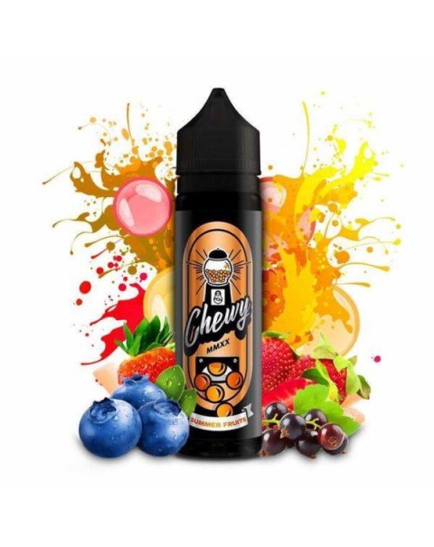 SUMMER FRUITS BUBBLEGUM E LIQUID BY CHEWY 50ML 80VG