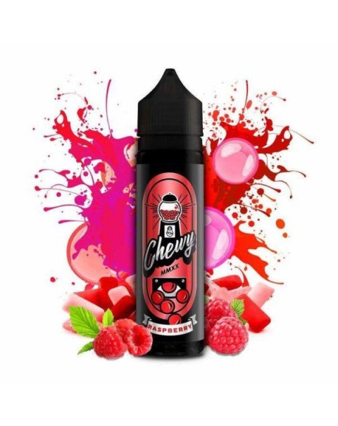 RASPBERRY BUBBLEGUM E LIQUID BY CHEWY 50ML 80VG