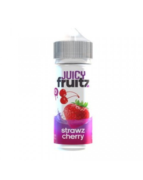 STRAWZ CHERRY E LIQUID BY JUICY FRUITZ 100ML 70VG