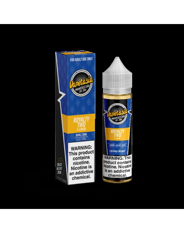 ROYALTY TWO E LIQUID BY VAPETASIA 50ML 70VG