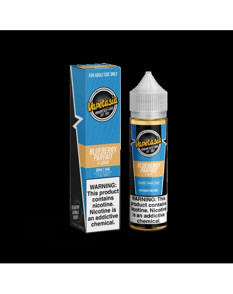 BLUEBERRY PARAFAIT E LIQUID BY VAPETASIA 50ML 70VG