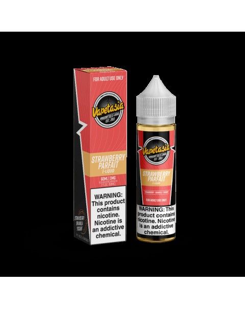 STRAWBERRY PARAFAIT E LIQUID BY VAPETASIA 50ML 70VG