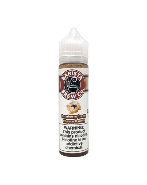 RASPBERRY CREAM CHEESE DANISH E LIQUID BY BARISTA BREW CO 50ML 80VG