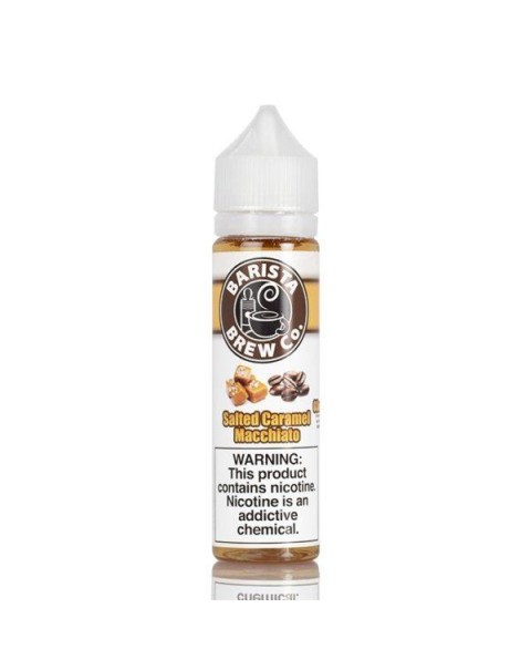 SALTED CARAMEL MACCHIATO E LIQUID BY BARISTA BREW CO 50ML 80VG