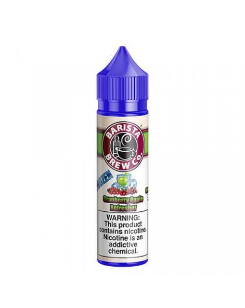 FROZEN CRANBERRY APPLE  REFRESHER E LIQUID BY BARISTA BREW CO 50ML 80VG