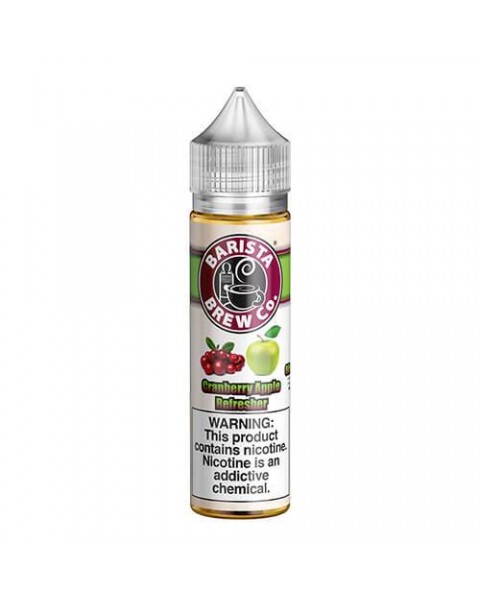 CRANBERRY APPLE  REFRESHER E LIQUID BY BARISTA BREW CO 50ML 80VG