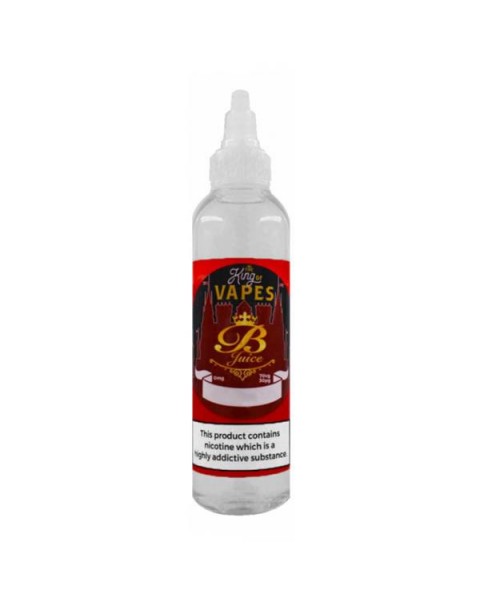 SHERBET LEMON E LIQUID BY THE KING OF VAPES - B JUICE 100ML 70VG