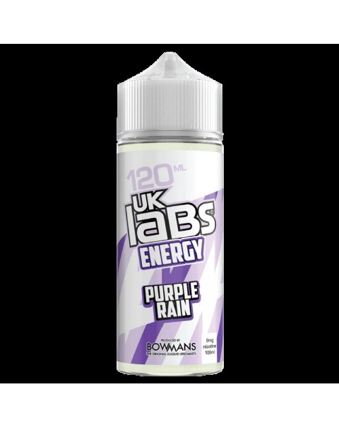 PURPLE RAIN E LIQUID BY UK LABS - ENERGY 100ML 70VG