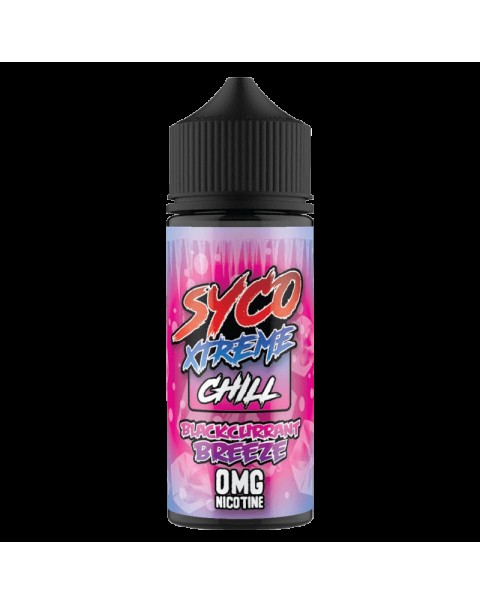 BLACKCURRANT BREEZE E LIQUID BY SYCO XTREME CHILL 100ML 80VG