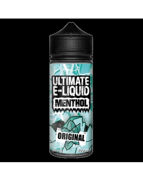 ORIGINAL E LIQUID BY ULTIMATE E-LIQUID - MENTHOL 100ML 70VG