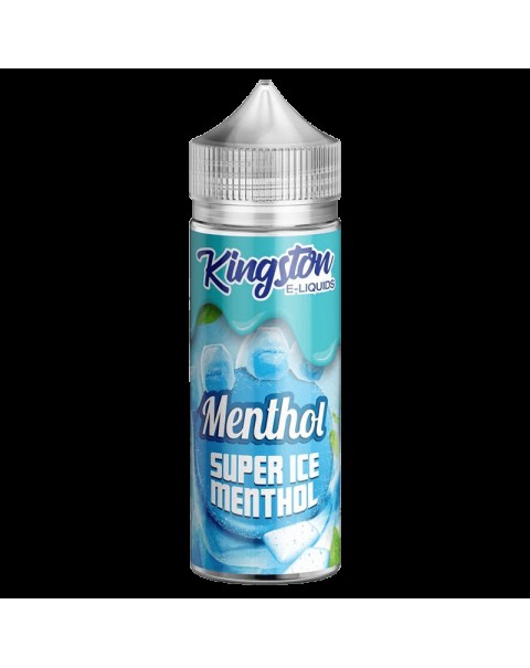 SUPER ICE MENTHOL E LIQUID KINGSTON MENTHOL 100ML 70VG