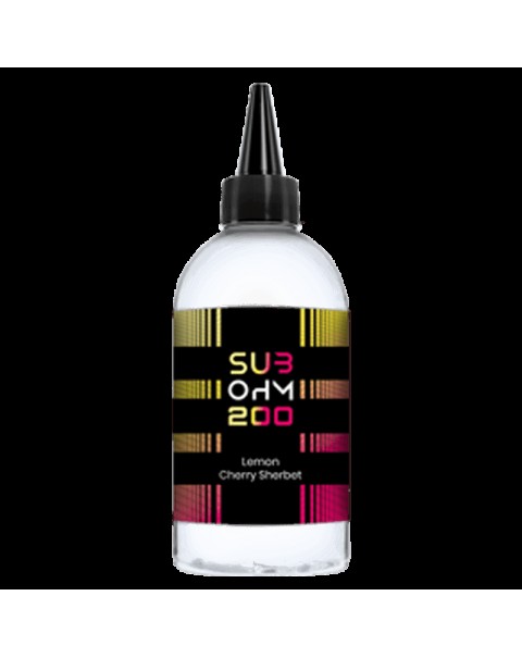 LEMON CHERRY SHERBET E LIQUID BY SUB OHM 200 200ML 70VG