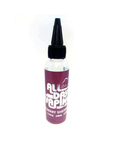 CHERRY SHERBET E LIQUID BY ALL DAY VAPING 50ML 70VG