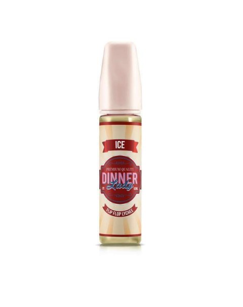 FLIP FLOP LYCHEE ICE E LIQUID BY DINNER LADY - ICE 50ML 70VG